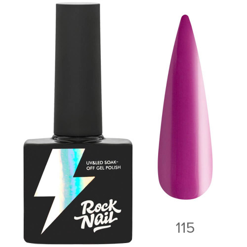 Гель-лак для ногтей ROCK NAIL 115, 10 мл