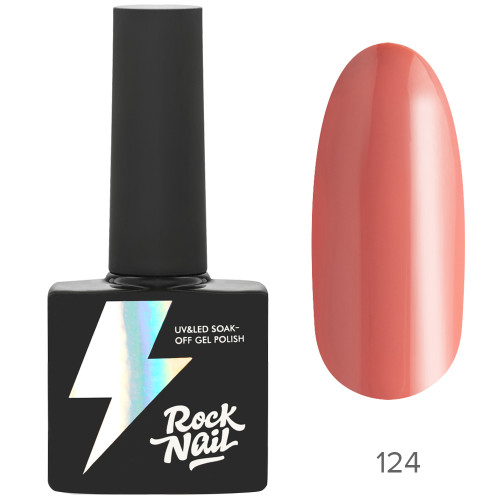 Гель-лак для ногтей ROCK NAIL 124, 10 мл