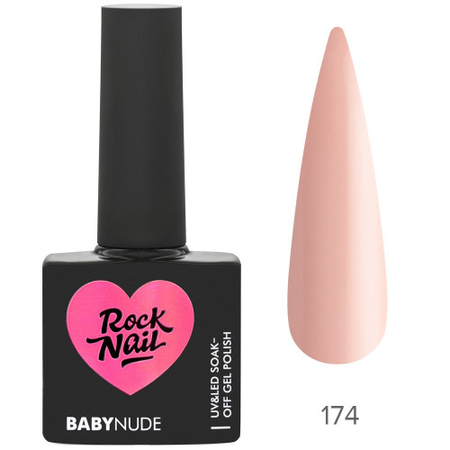 Гель-лак для ногтей ROCK NAIL 174, 10 мл