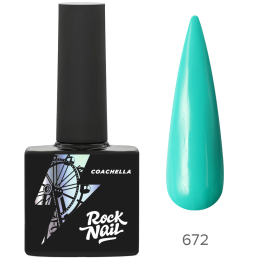 Гель-лак для ногтей ROCK NAIL 672, 10 мл