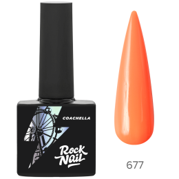 Гель-лак для ногтей ROCK NAIL 677, 10 мл