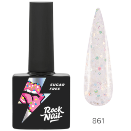 Гель-лак для ногтей ROCK NAIL 861, 10 мл