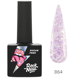 Гель-лак для ногтей ROCK NAIL 864, 10 мл