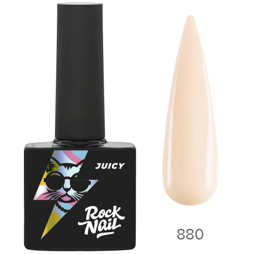 Гель-лак для ногтей ROCK NAIL 880, 10 мл