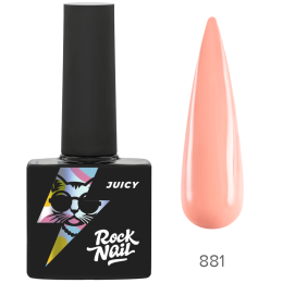 Гель-лак для ногтей ROCK NAIL 881, 10 мл