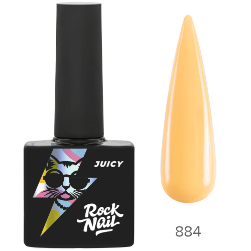 Гель-лак для ногтей ROCK NAIL 884, 10 мл