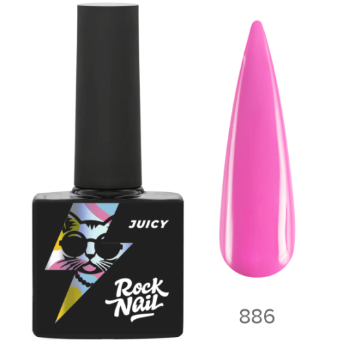 Гель-лак для ногтей ROCK NAIL 886, 10 мл