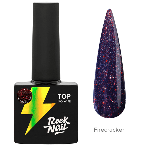 ROCK NAIL Топ Firecracker, 10мл