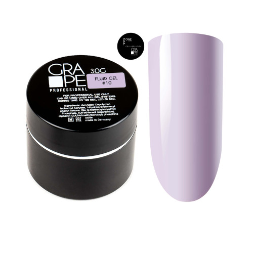 FLUID GEL ONENAIL & GRAPE 10, 30 г