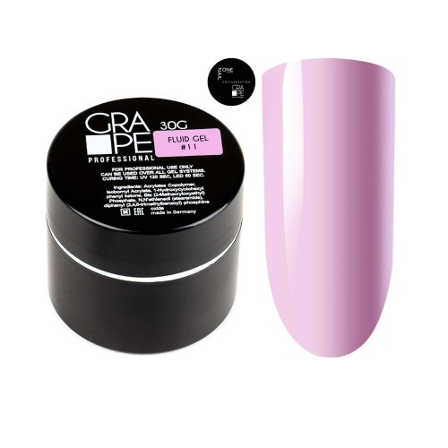 FLUID GEL ONENAIL & GRAPE 11, 30 г
