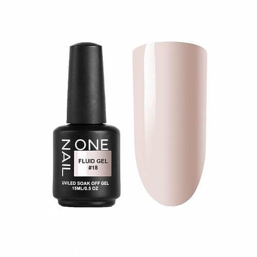 FLUID GEL ONENAIL & GRAPE 18, 15 мл