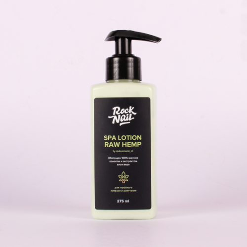 ROCK NAIL Лосьон для рук и тела Spa Lotion Raw Hemp, 275 мл