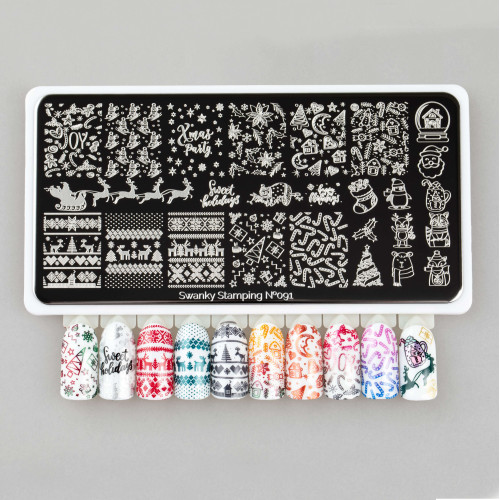 SWANKY STAMPING Пластина 091