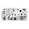 ParisNail Пластина для стемпинга PNS-08 (6.0*12.0 см)