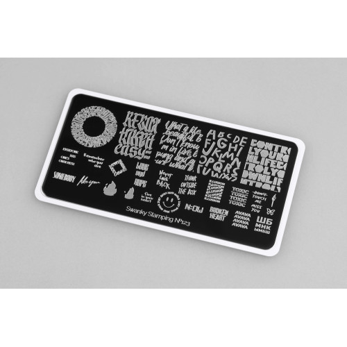 SWANKY STAMPING Пластина 123