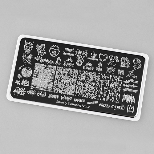 SWANKY STAMPING Пластина 102