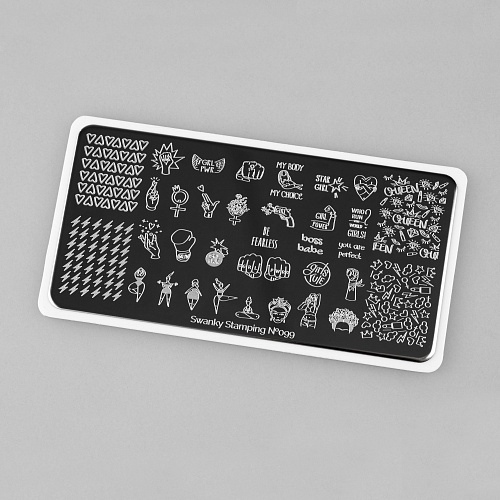 SWANKY STAMPING Пластина 099